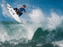 Josh Kerr getting air surfing