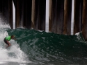 Finn McGill surfing HB pier