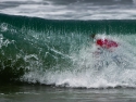 Kolohe Andino surfer tubed 2017