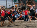 USA vs Argentina Men Beach Handball Blocked Shot