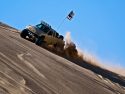 Toyota Tacoma Sideways on hill Glamis Dunes