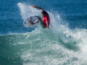 Julian Wilson getting air Hurley Pro 2017 second