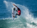 Julian Wilson getting air Hurley Pro 2017 third