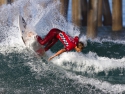 Jesse Mendes surfing US Open 2017