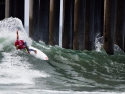 Kolohe Andino surfing HB Pier 2017